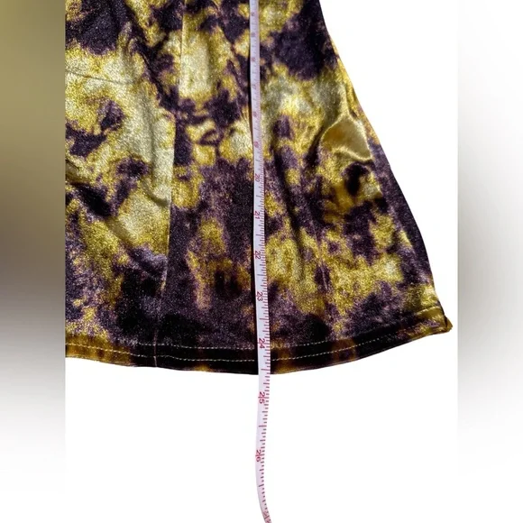 Urban Outfitters Purple and Gold Mini Dress size Large - Picture 9 of 13